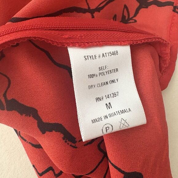 ASTR The Label Camisole Tank Top Spaghetti Strap Red Black Sz M Womens - Picture 8 of 9